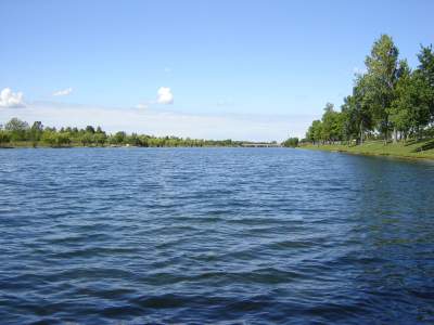 Water channel background